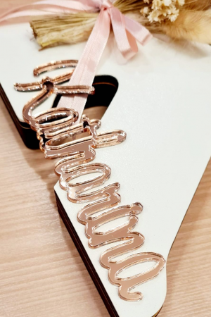 Flowerletter, rosegold